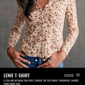 Sezane LENIE t shirt, Large